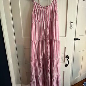 Universal Thread Striped Muslin Maxi